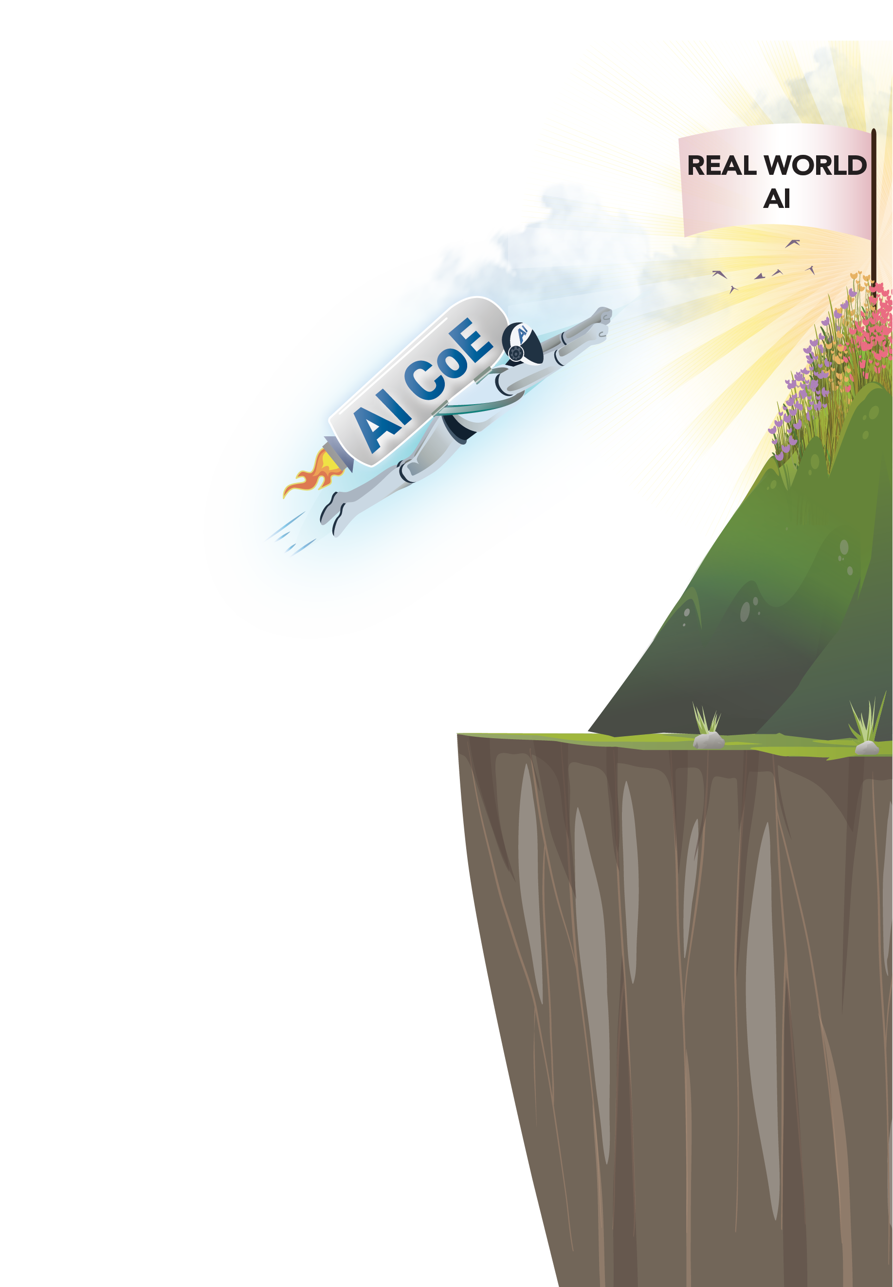real world ai rocket